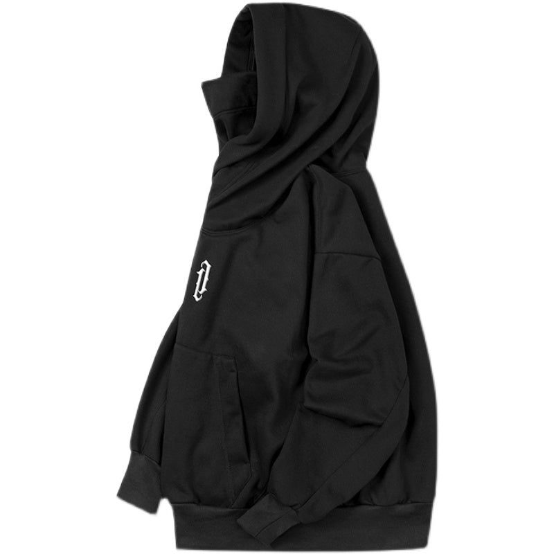 FAB-UR Plus Size Sweaters Menswear Mechanical Style Coat Hooded Fleece-lined