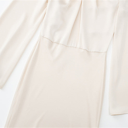 Backless Satin Textured Dresses For Women