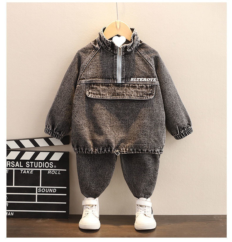 Boys denim set