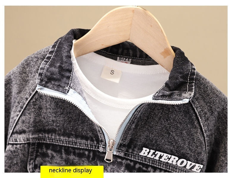 Boys denim set