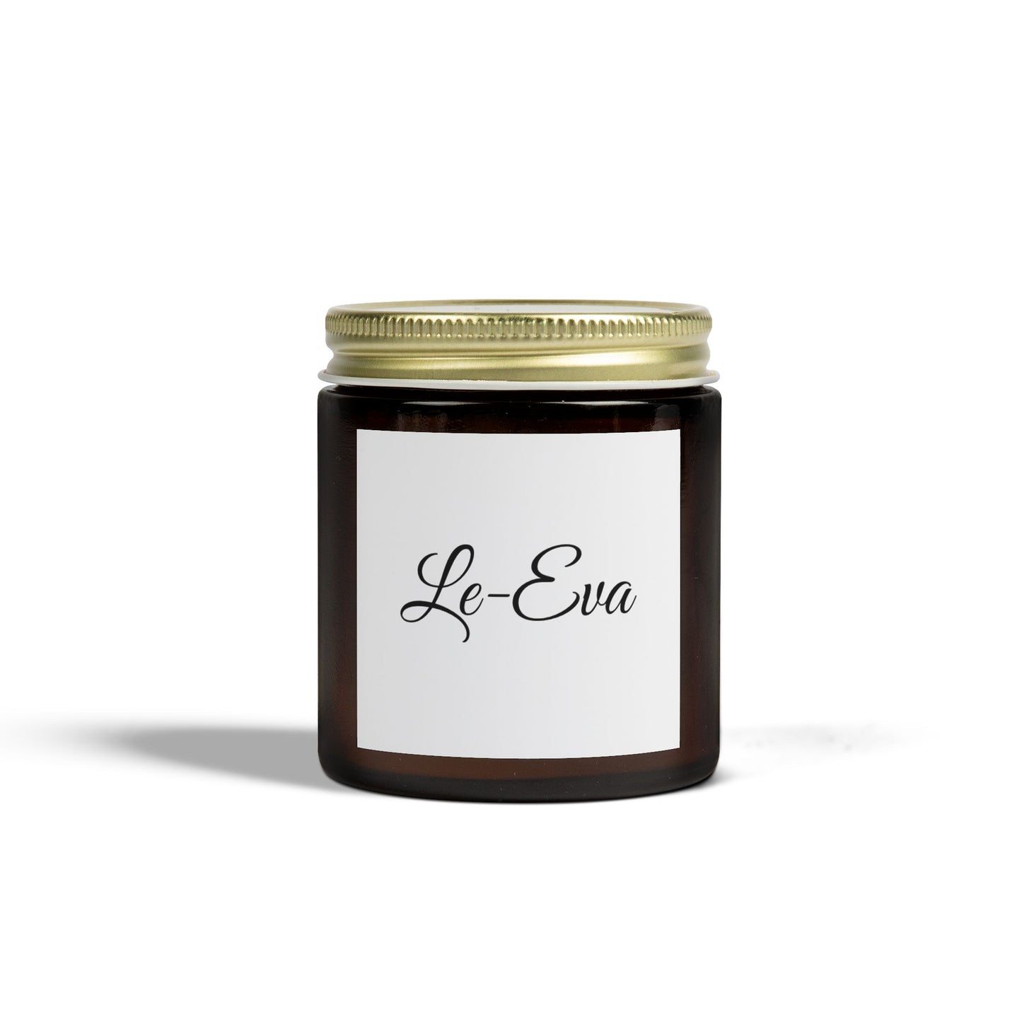 Le-Eva Coconut Apricot Scented Candle - Relaxing Aromatherapy (4oz, 9oz)