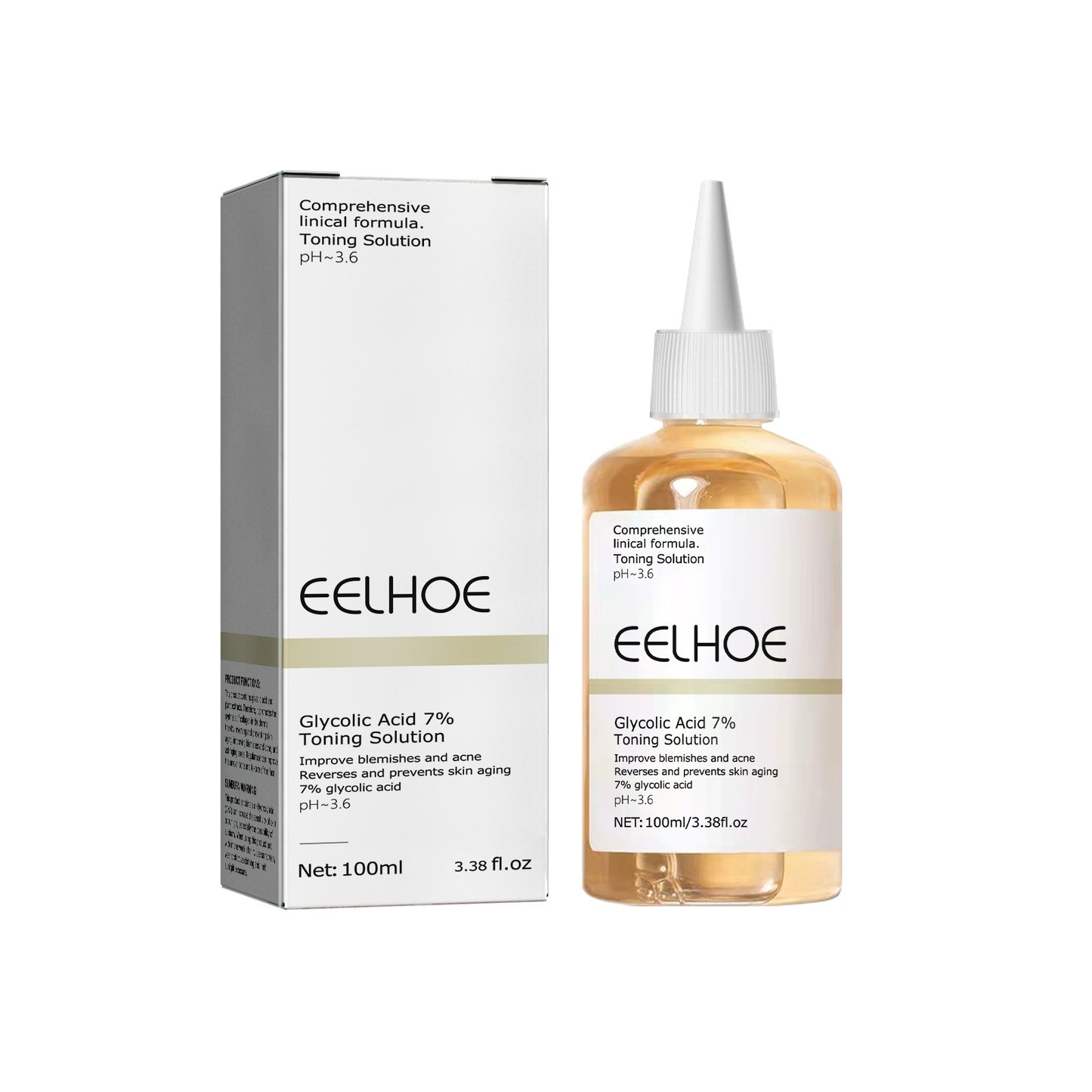 EELHOE Glycolic Acid 7 Lotion Acne Removing Closed Mouth