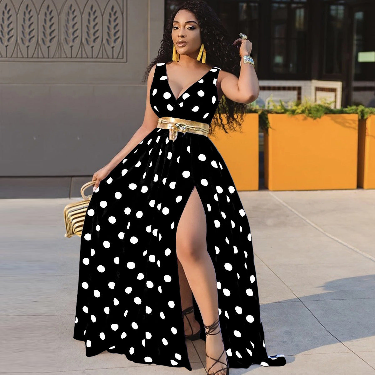 SINA Polka Dot Dress