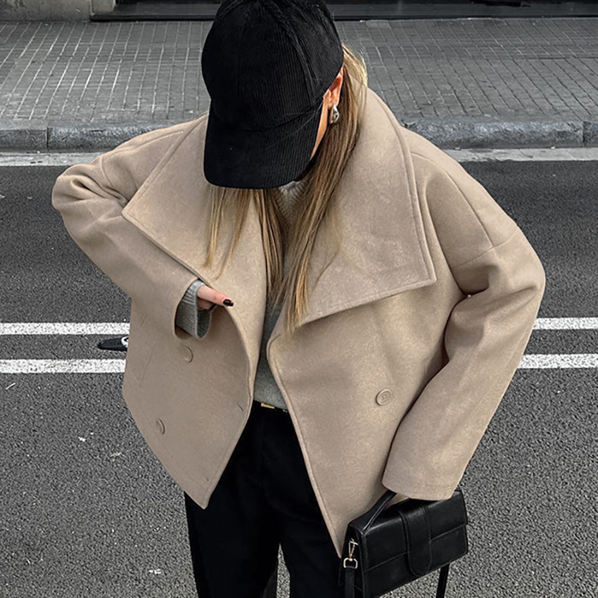 Long-sleeved Woolen Coat