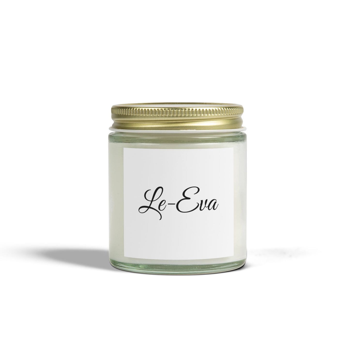 Le-Eva Coconut Apricot Scented Candle - Relaxing Aromatherapy (4oz, 9oz)