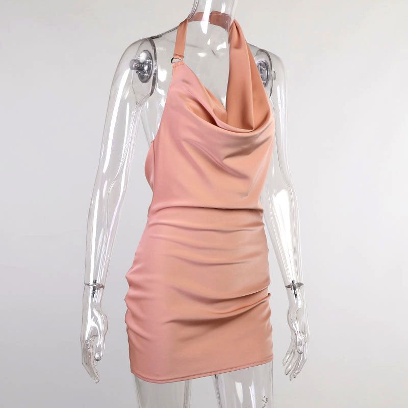 Satin Mini Dress
