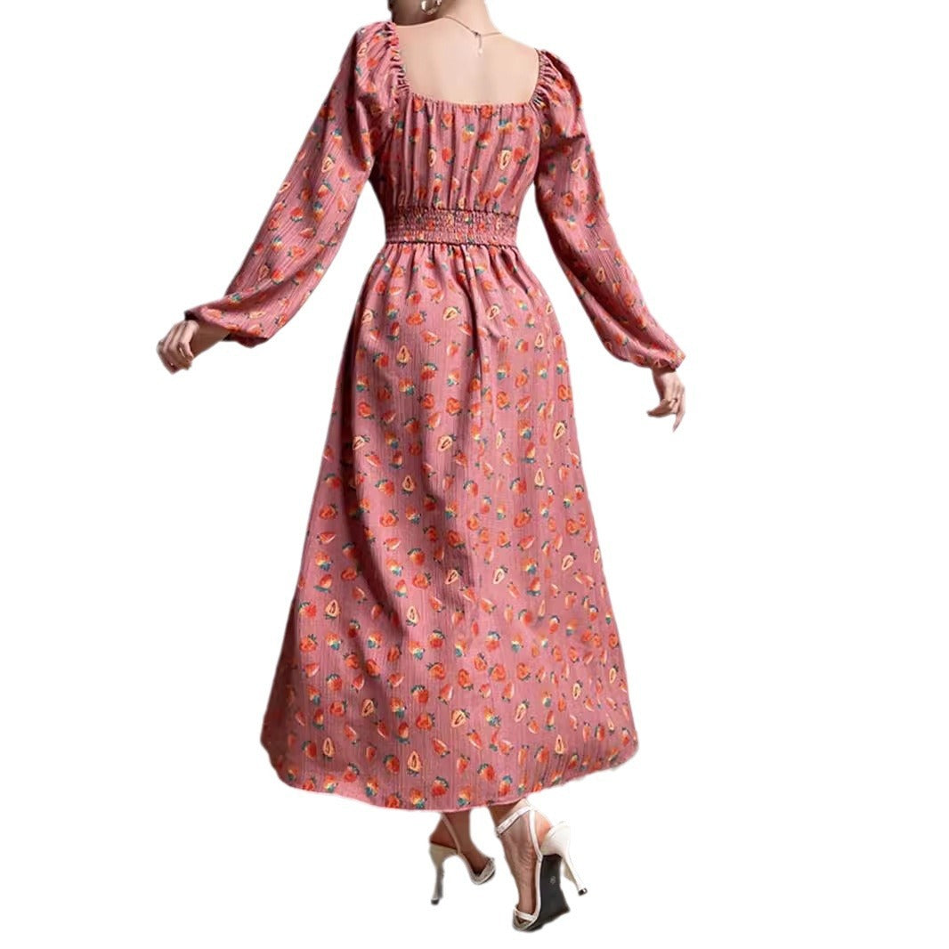 MULITEFAO Floral Dress