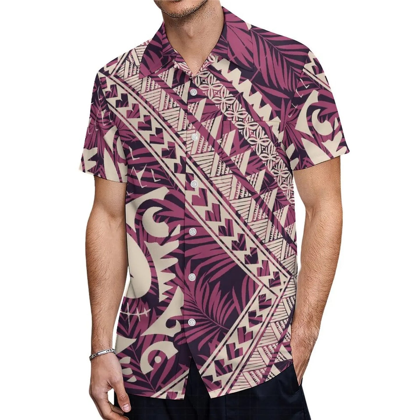 Fishtail Island Dress & Matching Hawaiian Men Shirt