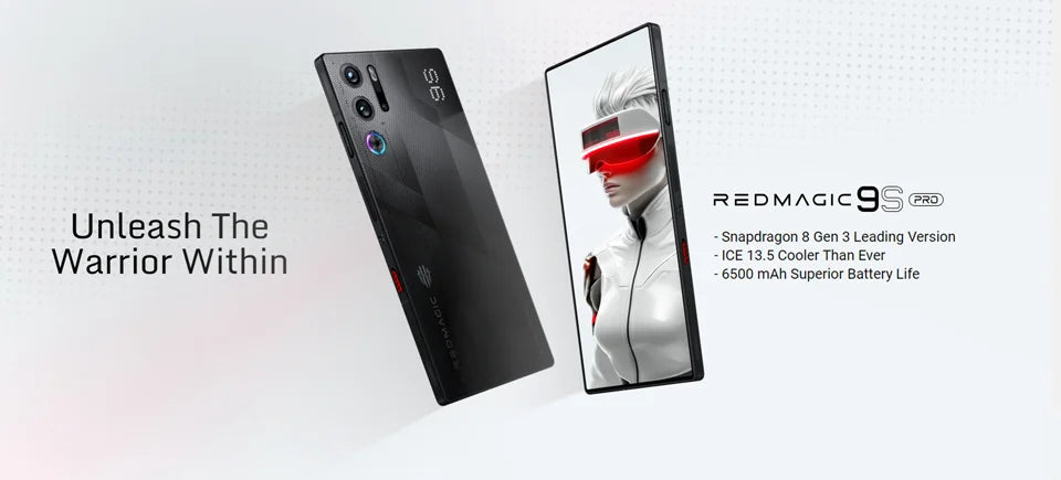 RedMagic 9s Pro 5G Global Version Gaming Phone 6.8" Snapdragon 8 Gen 3 Leading Version 6500mAh 80W Charge 50MP NFC