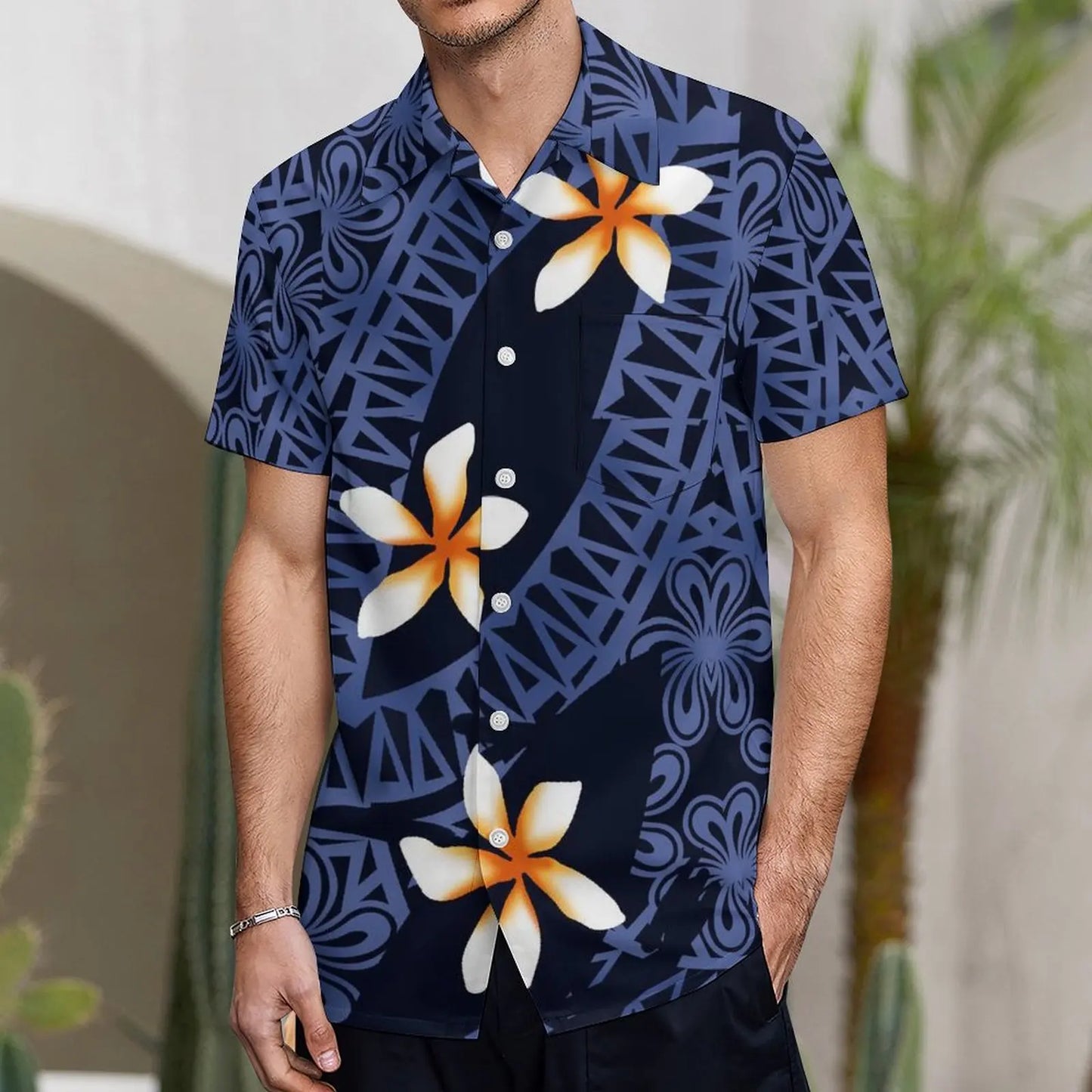 Elegant Off-The-Shoulder on Fishtail Skirt with Matching Men Shirt