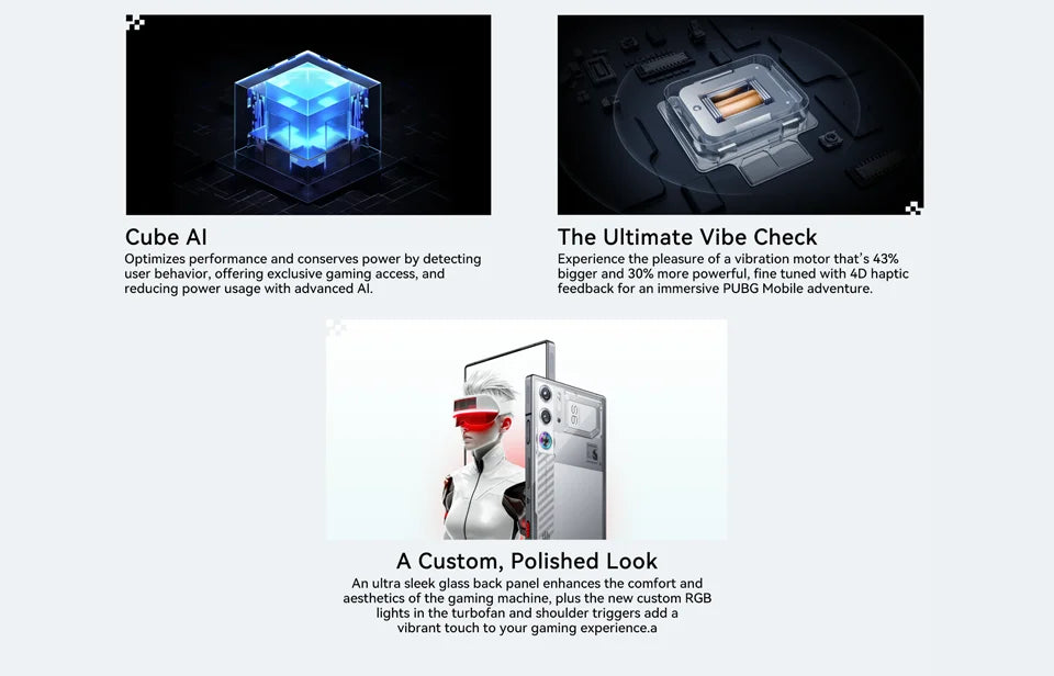 RedMagic 9s Pro 5G Global Version Gaming Phone 6.8" Snapdragon 8 Gen 3 Leading Version 6500mAh 80W Charge 50MP NFC