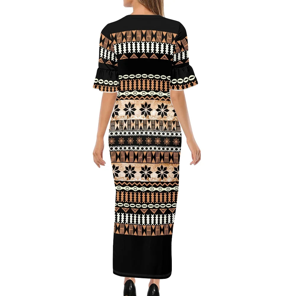 Elegant Evening Island Dress