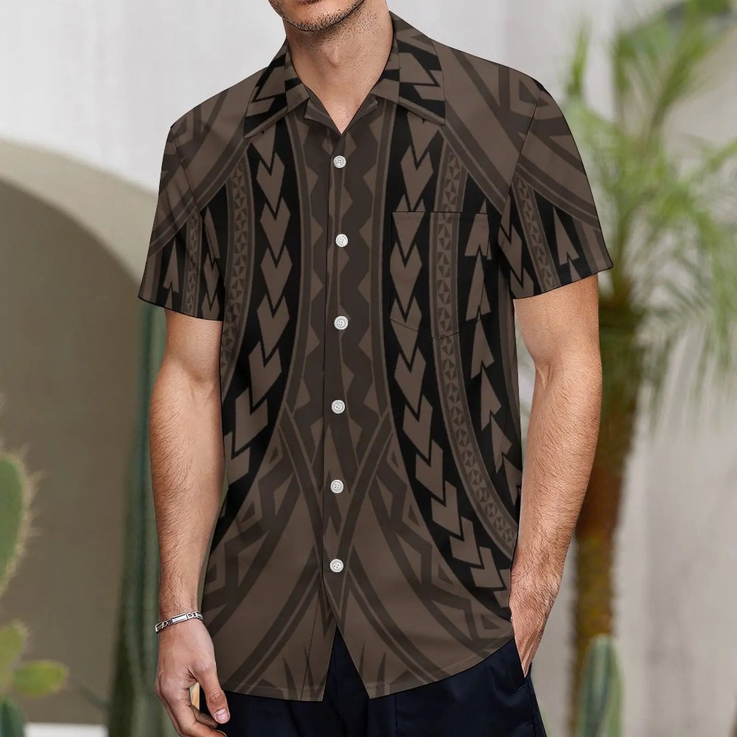 Le-Eva Island Fashion Two-Piece Set with Matching Shirt for Him