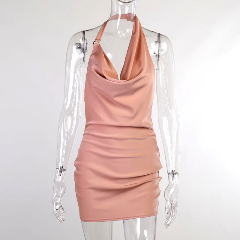 Satin Mini Dress