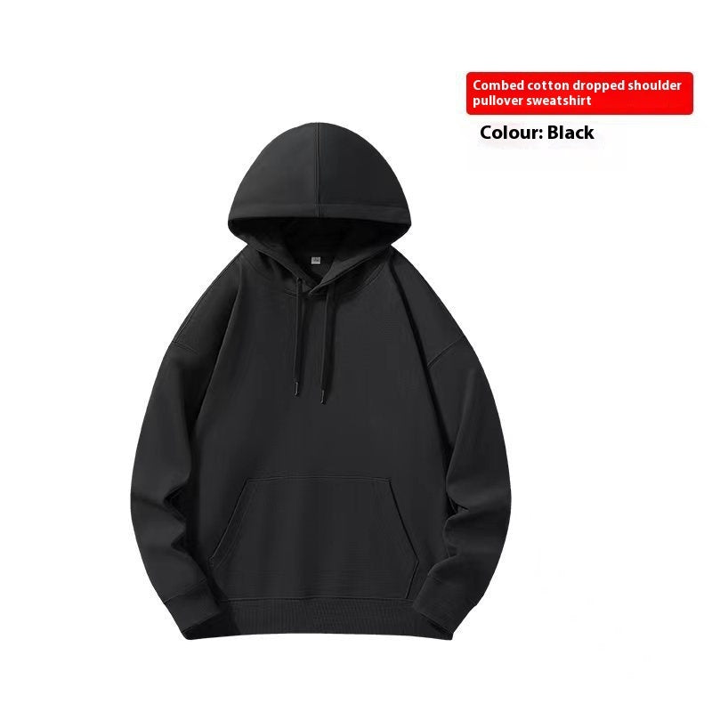 330g Autumn Full Terry Round Neck Sweater For Men