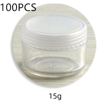Transparent Ordinary Box PS Lid Box Simple Packaging Box Plastic Cream Bottle