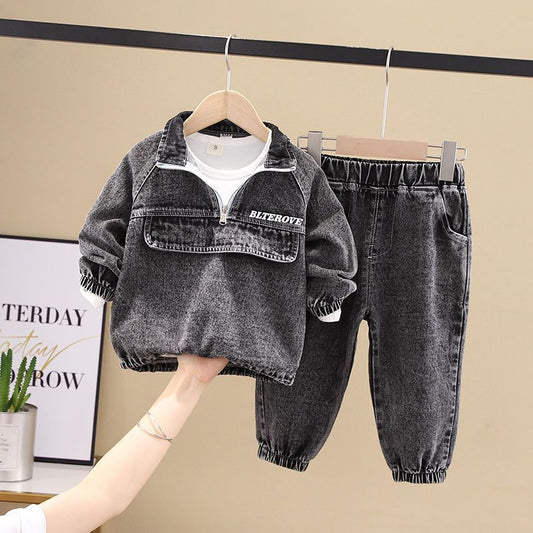 Boys denim set