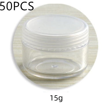 Transparent Ordinary Box PS Lid Box Simple Packaging Box Plastic Cream Bottle