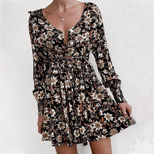 Women Floral FAB-UR Party Dress Sexy Ladies Clothes Dresses