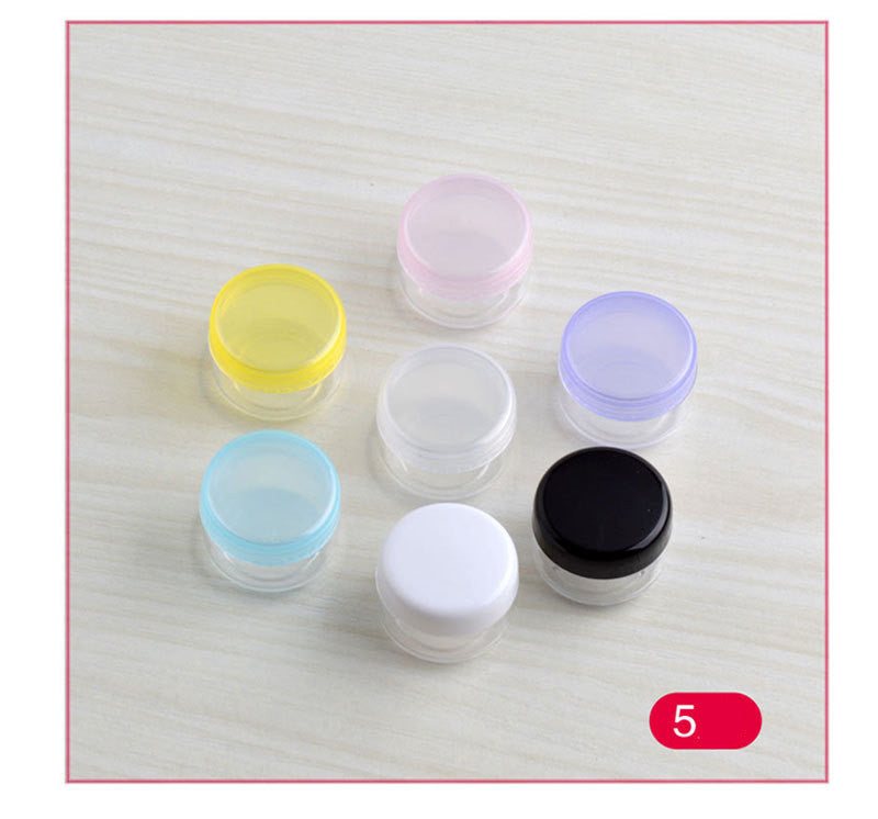 Transparent Ordinary Box PS Lid Box Simple Packaging Box Plastic Cream Bottle