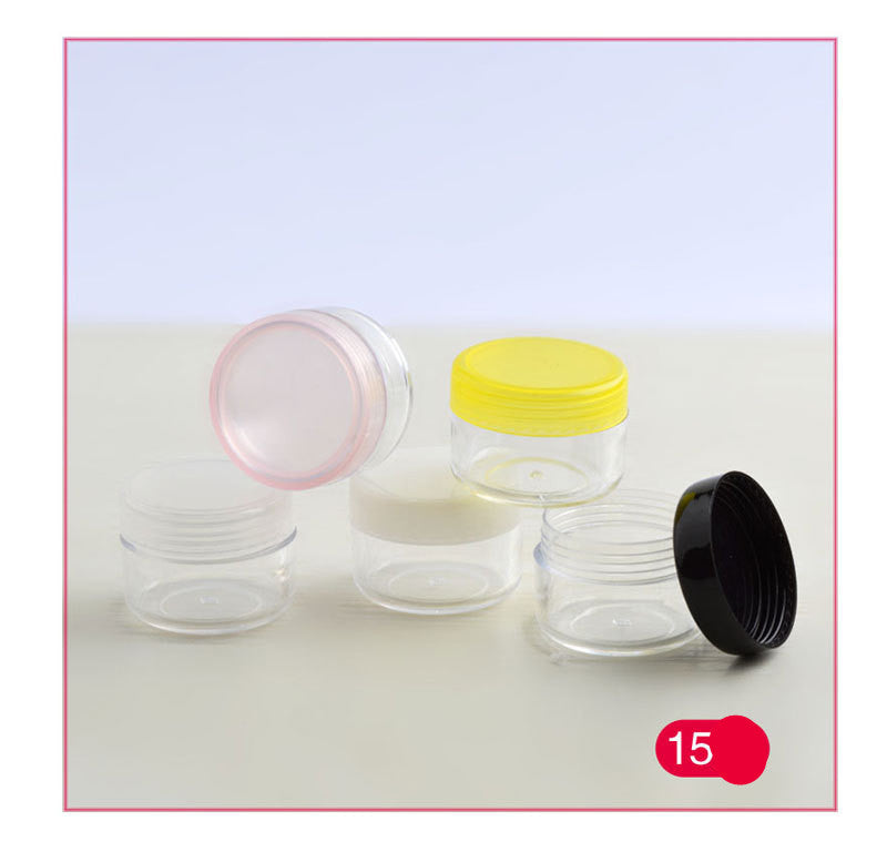 Transparent Ordinary Box PS Lid Box Simple Packaging Box Plastic Cream Bottle