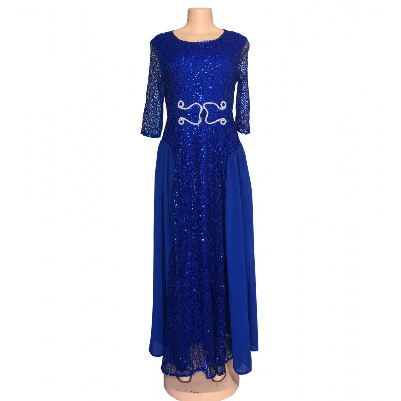 Dresses Lace Navy Blue Red