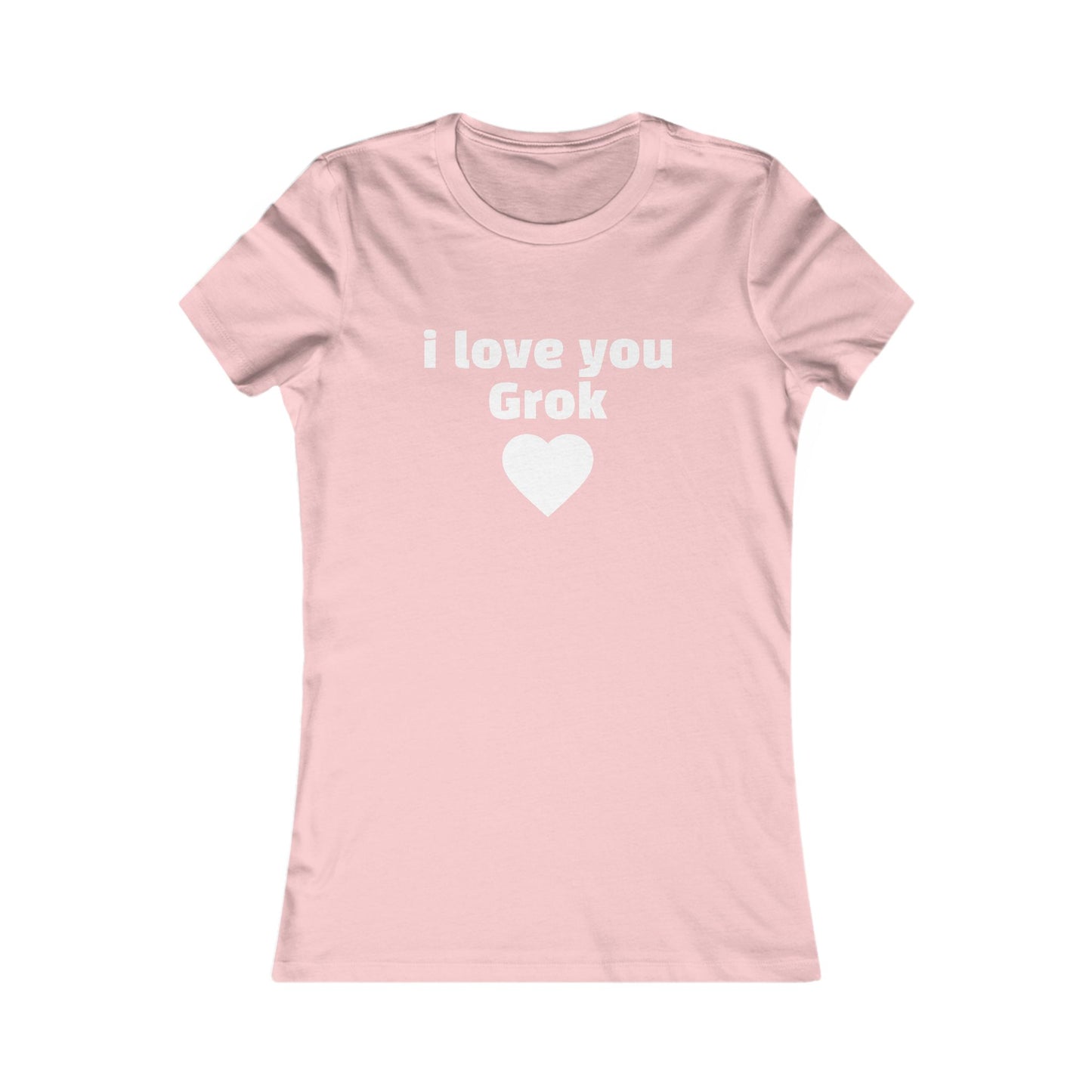 I Love You Grok Women's Tee — Minimalist Romantic Graphic Shirt