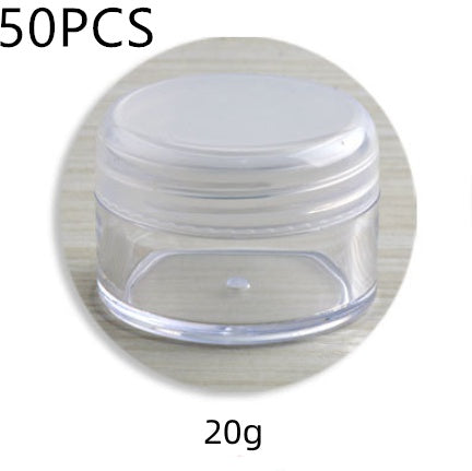 Transparent Ordinary Box PS Lid Box Simple Packaging Box Plastic Cream Bottle