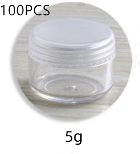 Transparent Ordinary Box PS Lid Box Simple Packaging Box Plastic Cream Bottle