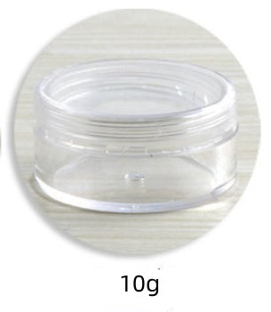 Transparent Ordinary Box PS Lid Box Simple Packaging Box Plastic Cream Bottle