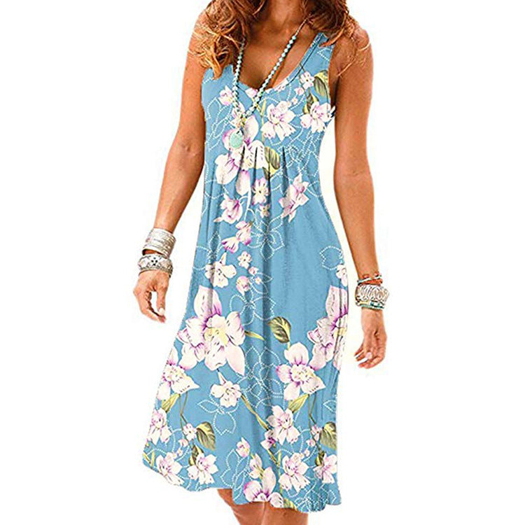 Sexy Dress With Fashion Print And Blanket Shirt