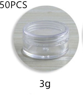 Transparent Ordinary Box PS Lid Box Simple Packaging Box Plastic Cream Bottle
