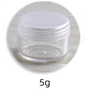 Transparent Ordinary Box PS Lid Box Simple Packaging Box Plastic Cream Bottle