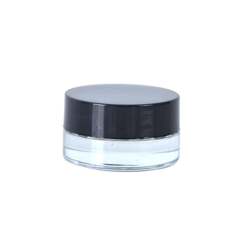 Clear Cream Jar Cosmetic Bottle Sample Size