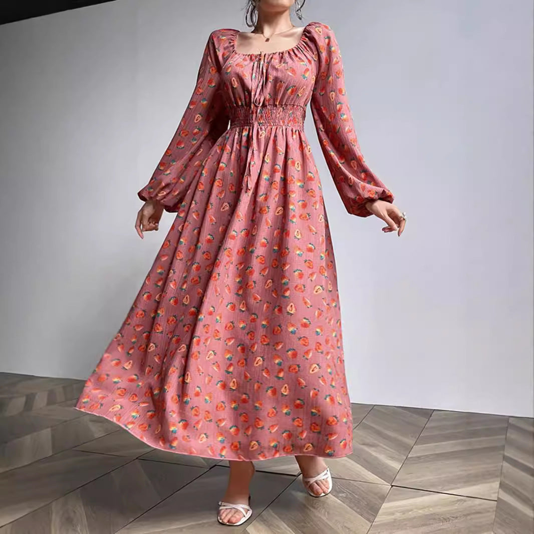 MULITEFAO Floral Dress