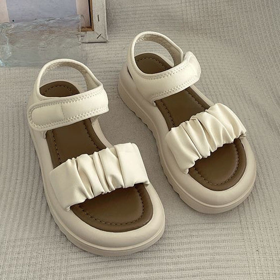 New Summer Roman Sandals Women Wear Thick Soles