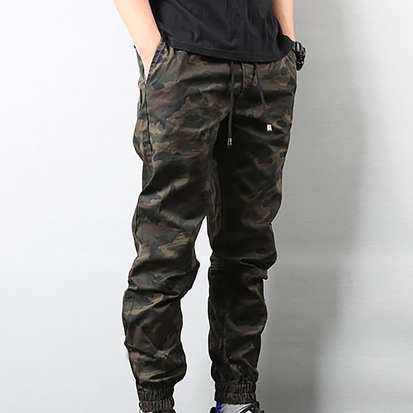 Cotton Casual Pants - Camouflage