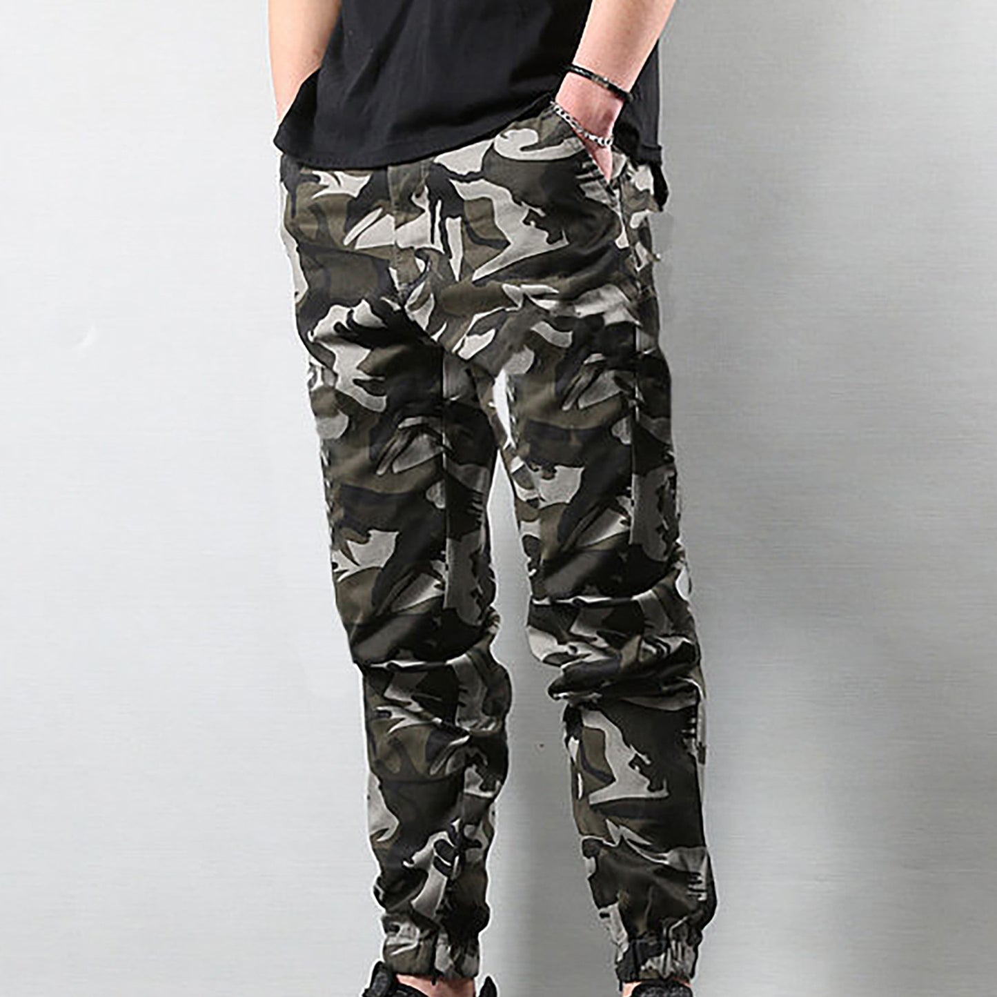 Cotton Casual Pants - Camouflage