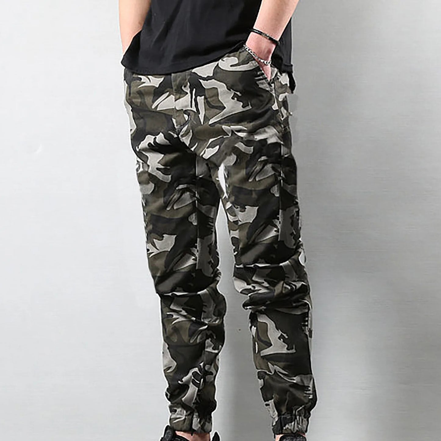 Cotton Casual Pants - Camouflage