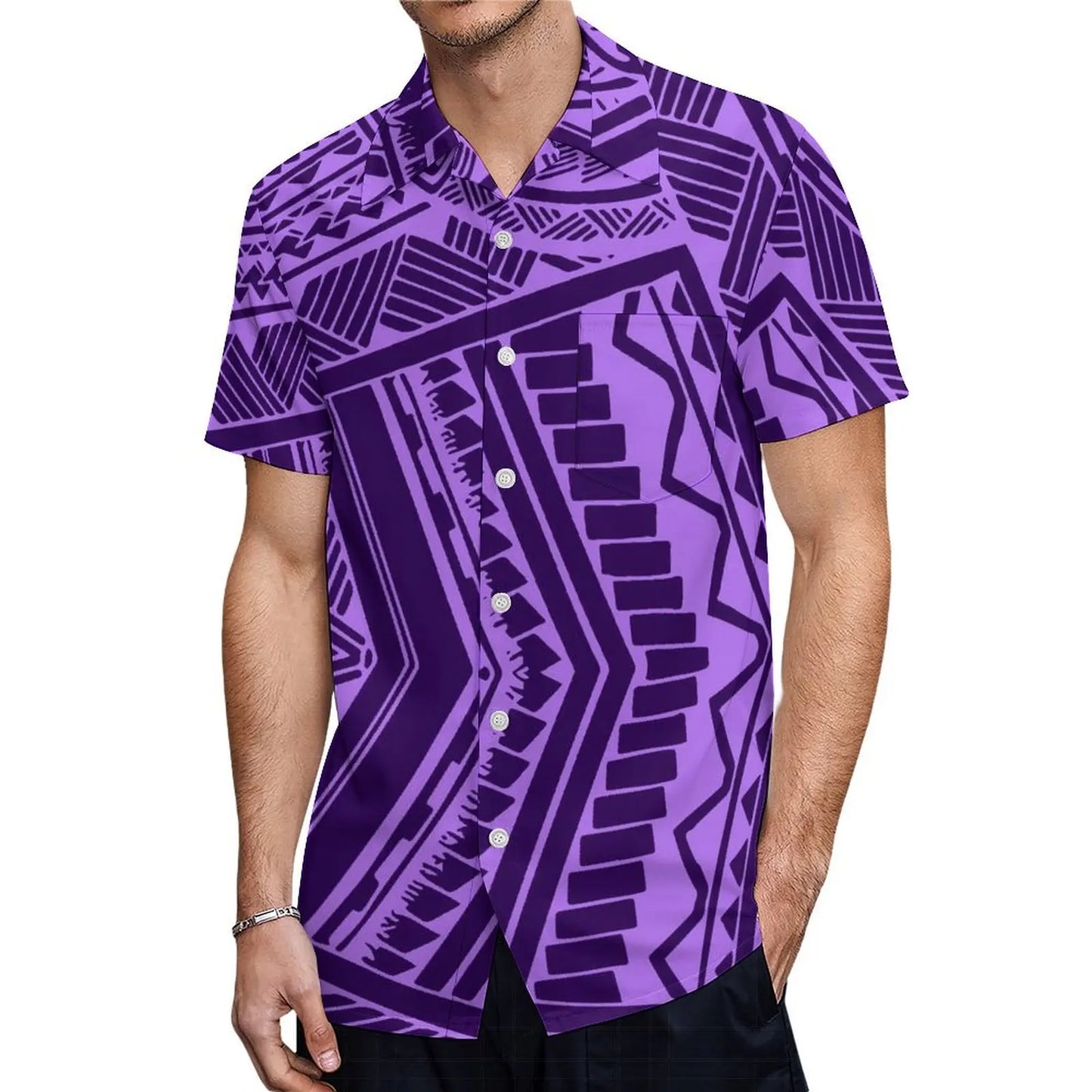 Fishtail Island Dress & Matching Hawaiian Men Shirt