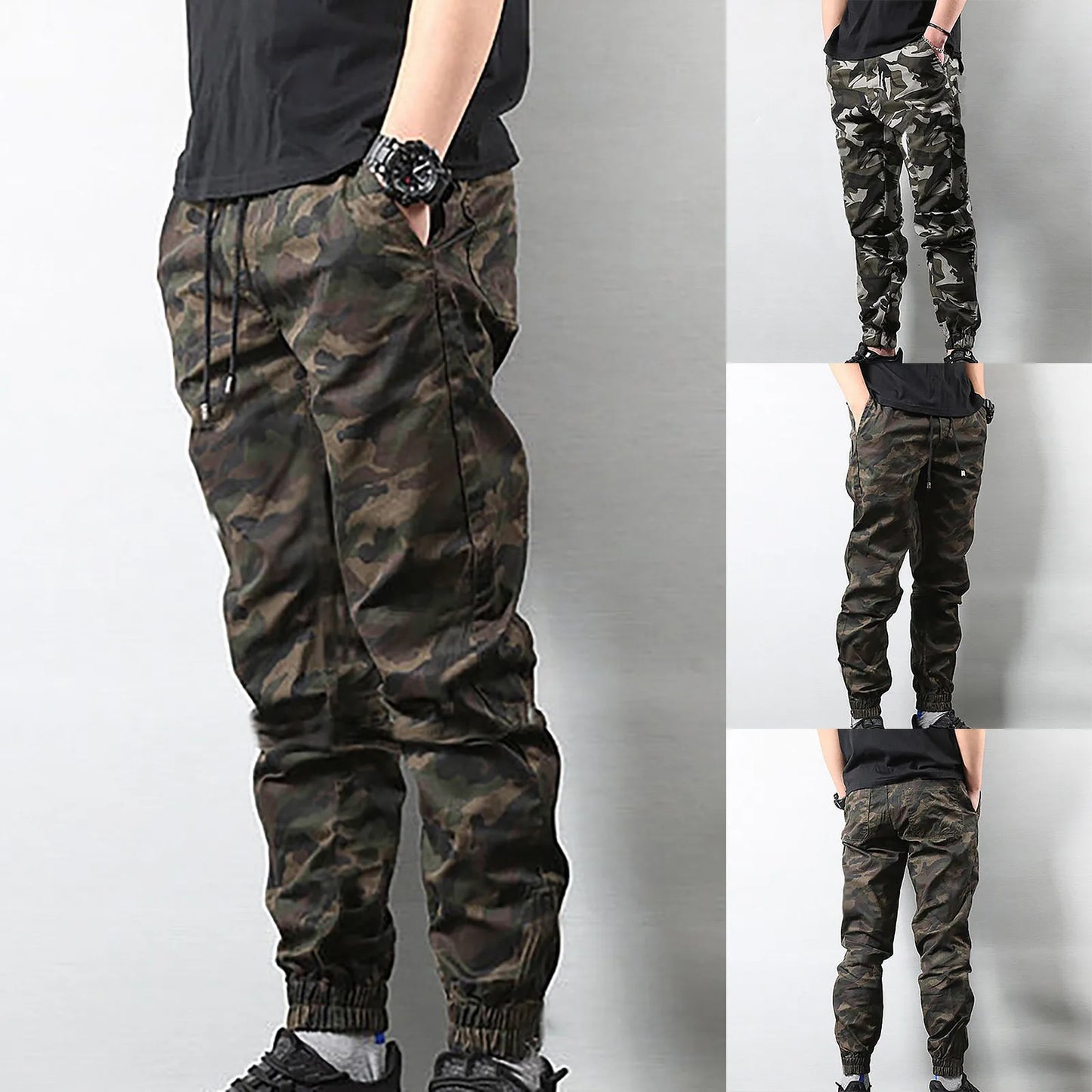 Cotton Casual Pants - Camouflage