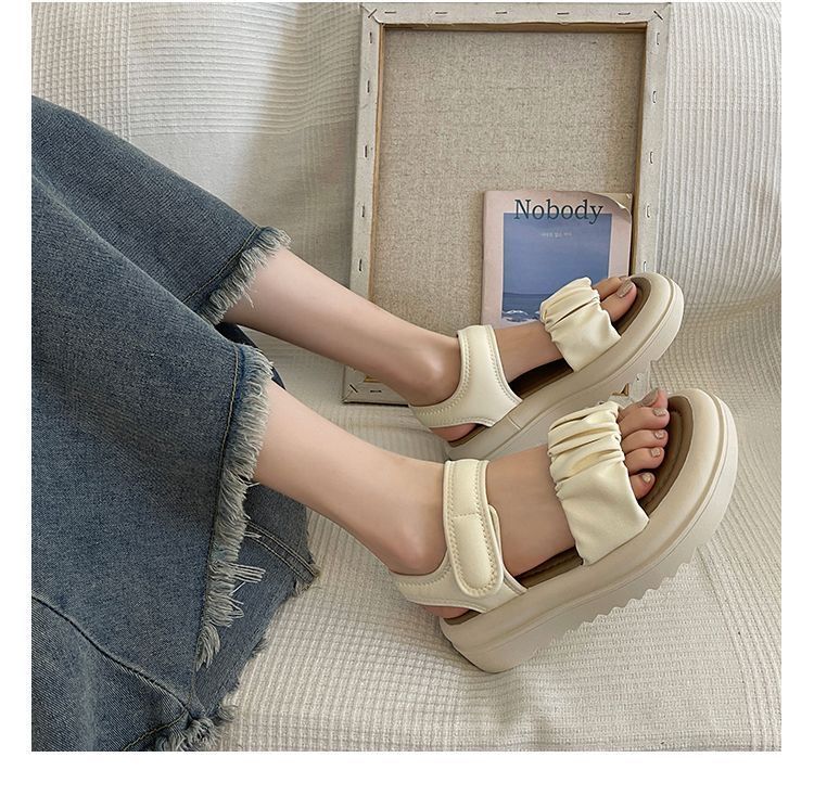New Summer Roman Sandals Women Wear Thick Soles