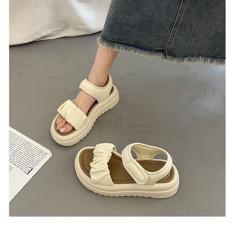 New Summer Roman Sandals Women Wear Thick Soles