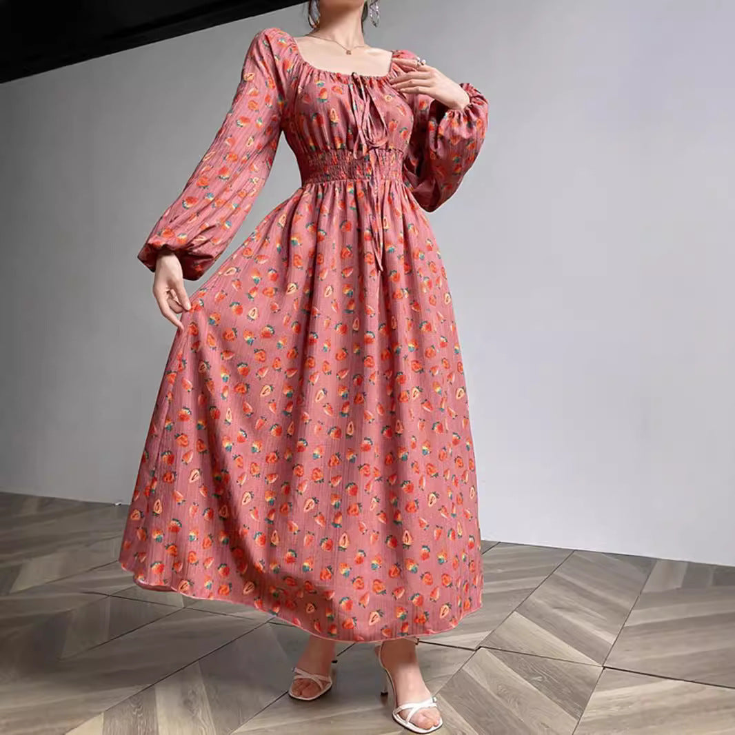 MULITEFAO Floral Dress