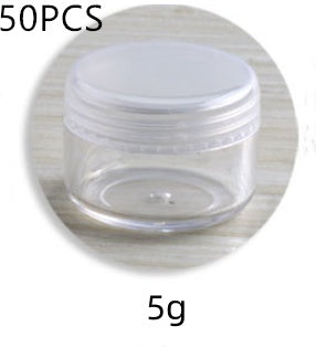 Transparent Ordinary Box PS Lid Box Simple Packaging Box Plastic Cream Bottle