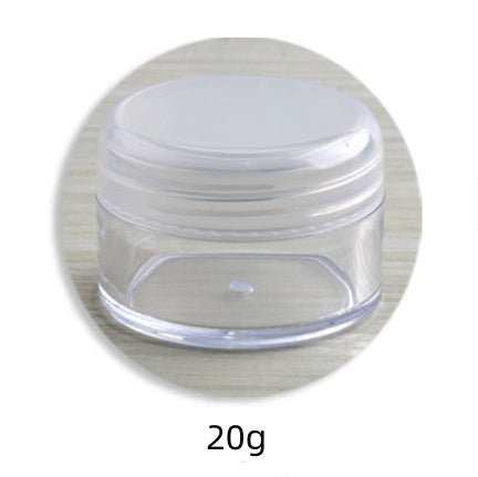 Transparent Ordinary Box PS Lid Box Simple Packaging Box Plastic Cream Bottle
