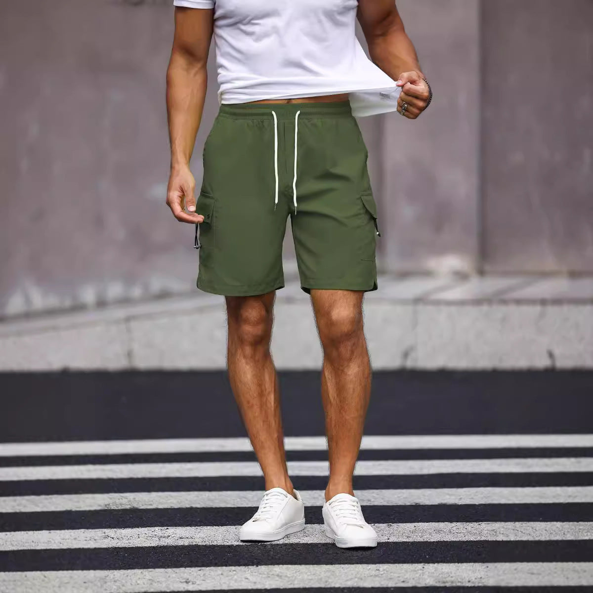 Men's Workwear Shorts Loose Plus Size Shorts