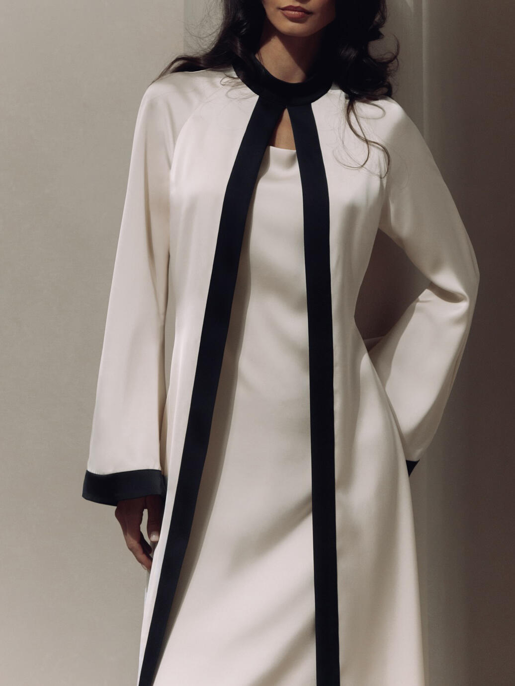 Halter Neck Cardigan Dress Le-Eva Halter Neck Cardigan Dress Le-Eva