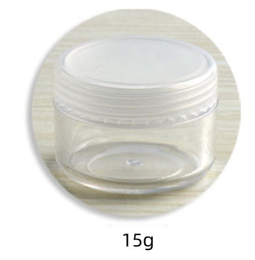 Transparent Ordinary Box PS Lid Box Simple Packaging Box Plastic Cream Bottle