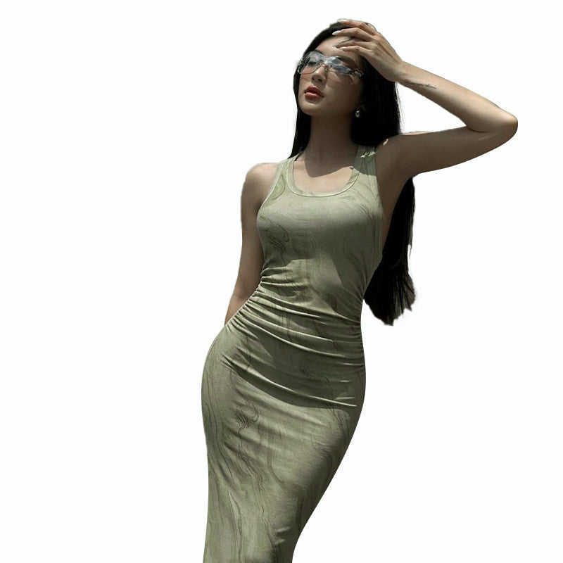 Summer Tight Waist Sheath Dress